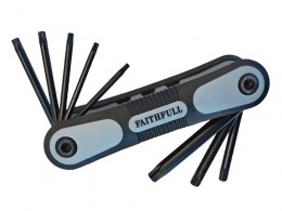 Faithfull Folding Torx (Star) Key Set 8pc £13.99